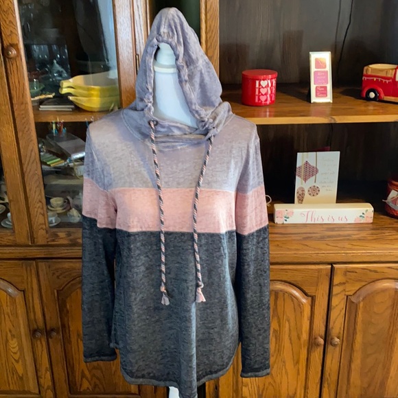 Maurices Tops - Maurice’s Small Hooded Tunic NWOT